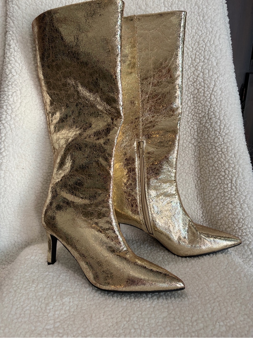 Worthington gold boots sz 9